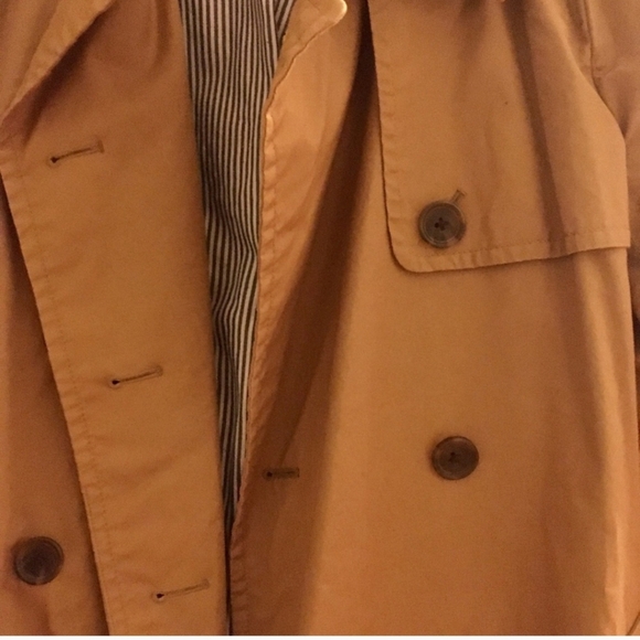 J. Crew City Trench Coat, camel, size 4 - Picture 12 of 13